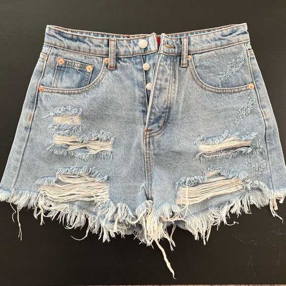 Signature8 Pants - Womens Denim Cut Off Jean Shorts